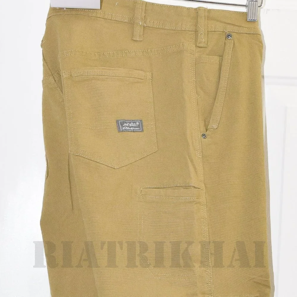 TAN NWT Men Utility Pant  Eddie Bauer Men’s Relaxed Fit Straight Leg - Picture 7 of 12